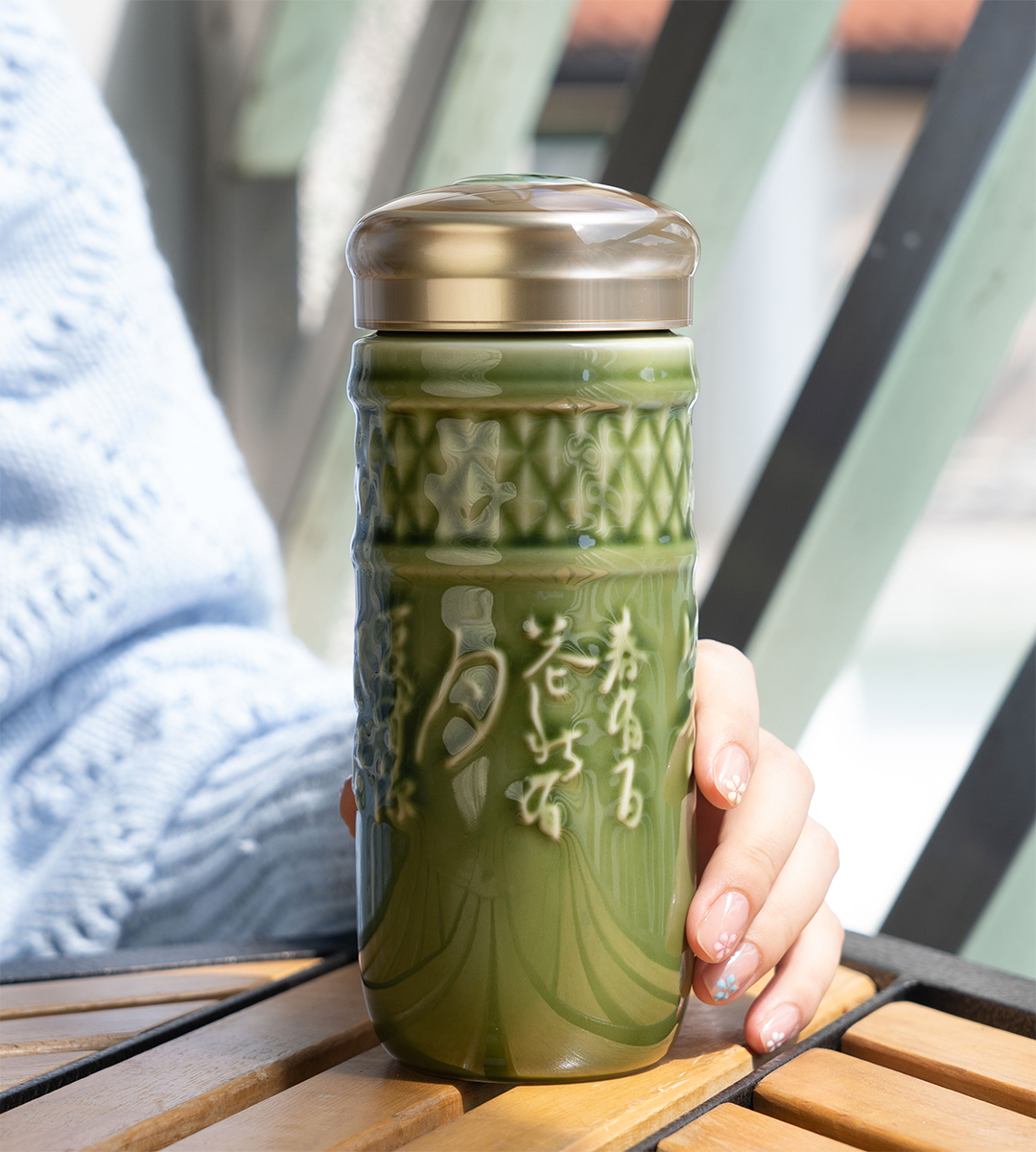 【超值体验】清心随身杯双层330ml