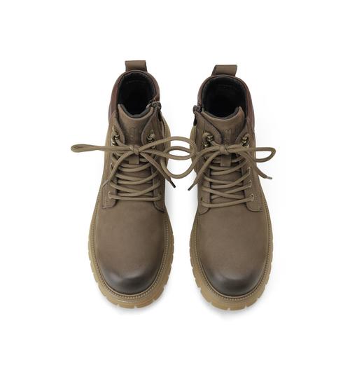 西村名物2024年冬季新款系带加绒男深口鞋男鞋男士商务皮鞋X14DU48211 商品图6