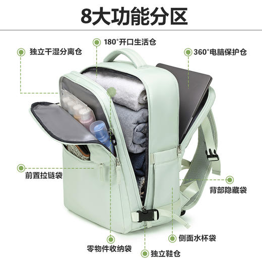 维多利亚旅行者旅游短途登山背包电脑包双肩包7056 商品图1