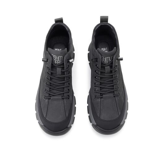 西村名物2024年冬季新款系带男深口鞋男鞋男士休闲皮鞋皮鞋男X14DU48231 商品图2