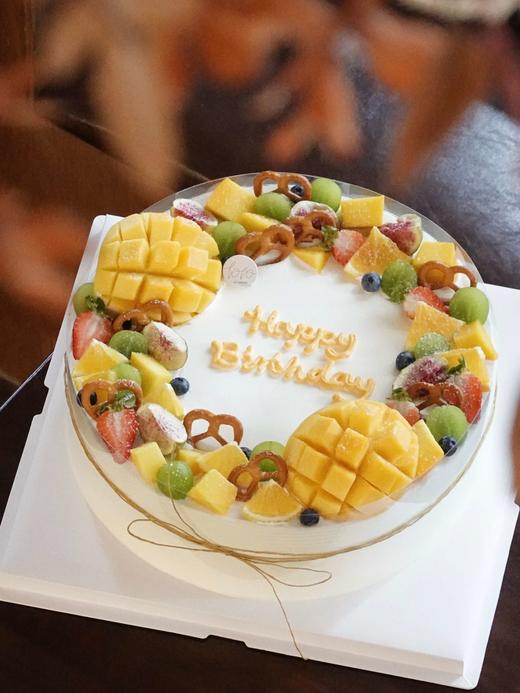 「森系大芒果」聚会大糕·100%动物奶油（附图12寸·提前24小时预订） 商品图0