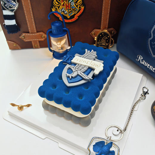 哈利波特拉文克劳徽章Emoji方形蛋糕 商品图0