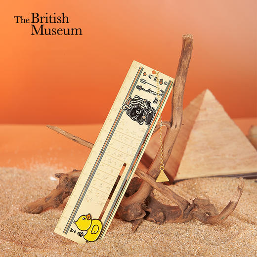 大英博物馆Bastet X B.Duck小黄鸭系列 滑动 金属尺 商品图0