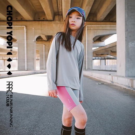 chopiyopi童装 俱乐部速干长袖跑步T恤 商品图9
