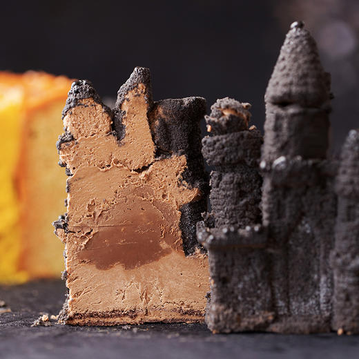 万圣节新品「古堡阿飘」南瓜巧克力味蛋糕｜随机含有万圣节面具或戒指玩具一份！送完即止！ 商品图5