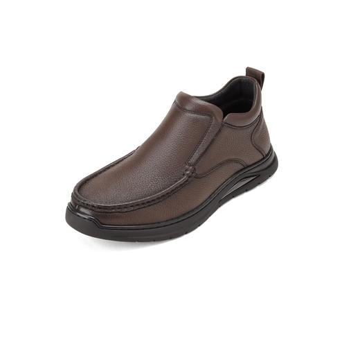 西村名物2024冬季新款一脚蹬男单鞋男鞋男士商务皮鞋皮鞋男X14DU48241 商品图1