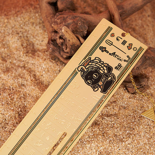 大英博物馆Bastet X B.Duck小黄鸭系列 滑动 金属尺 商品图3