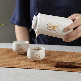 【茶具】繁华盛世泡茶器1壶2杯  180ml/60ml