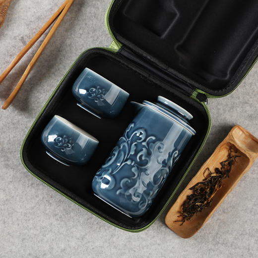 【茶具】繁华盛世泡茶器1壶2杯  180ml/60ml 商品图1