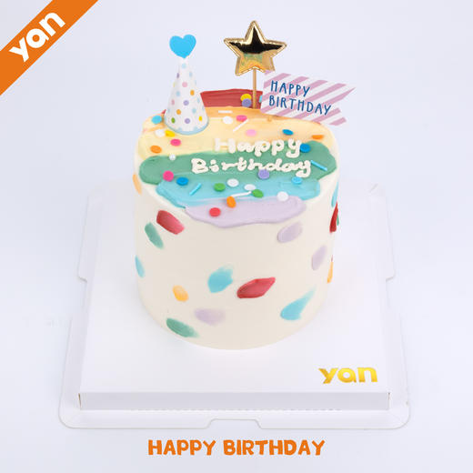 可爱ins风彩虹蛋糕 商品图0