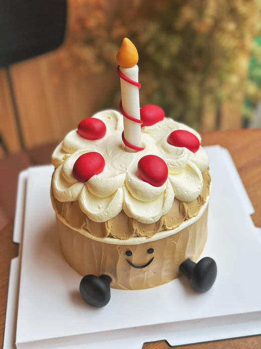 敲可爱的jelly cat 生日蛋糕 商品图1