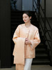 盛唐牡丹|玉色冠乐绉蝶恋花棉服 (配围巾) 商品缩略图7