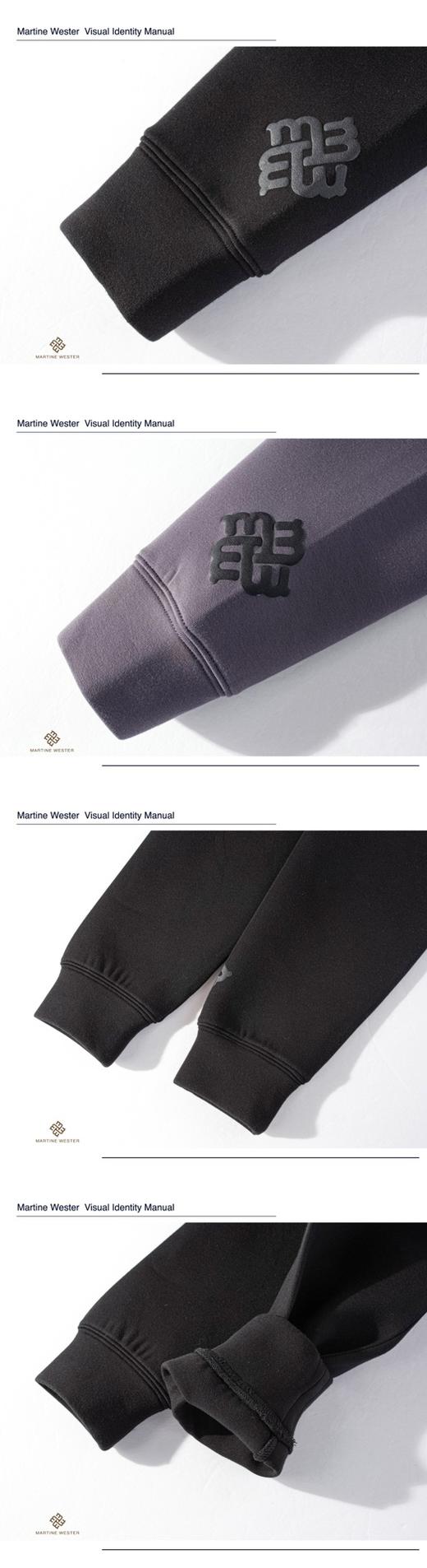 现货断码福利 martine wester男前中分割连帽卫衣11020823 商品图4