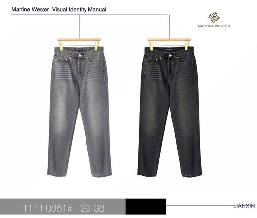 现货断码福利 martine wester男水洗牛仔裤无弹力款11110861 商品图0