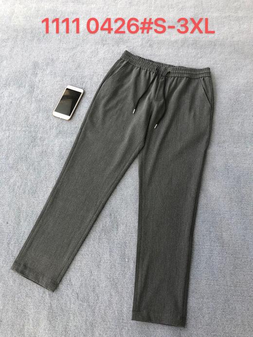 清仓库不退换 martine wester男色织休闲裤11110426；日本进口新型聚酯纤维混纺 商品图1