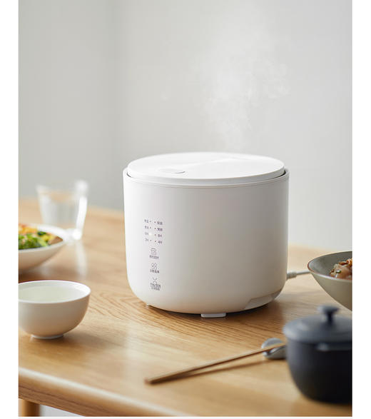 olayks立时畅销日韩迷你电饭煲1到2到3人家用2升电饭锅小型+小型办公室多功能家用烧水壶泡茶花茶煮茶壶套装 商品图3