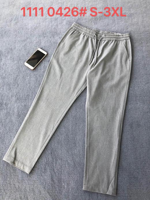 清仓库不退换 martine wester男色织休闲裤11110426；日本进口新型聚酯纤维混纺 商品图2