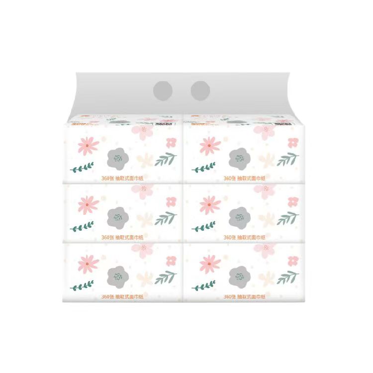 世纪生活抽取式面巾纸360张/包6连包 【GY】
