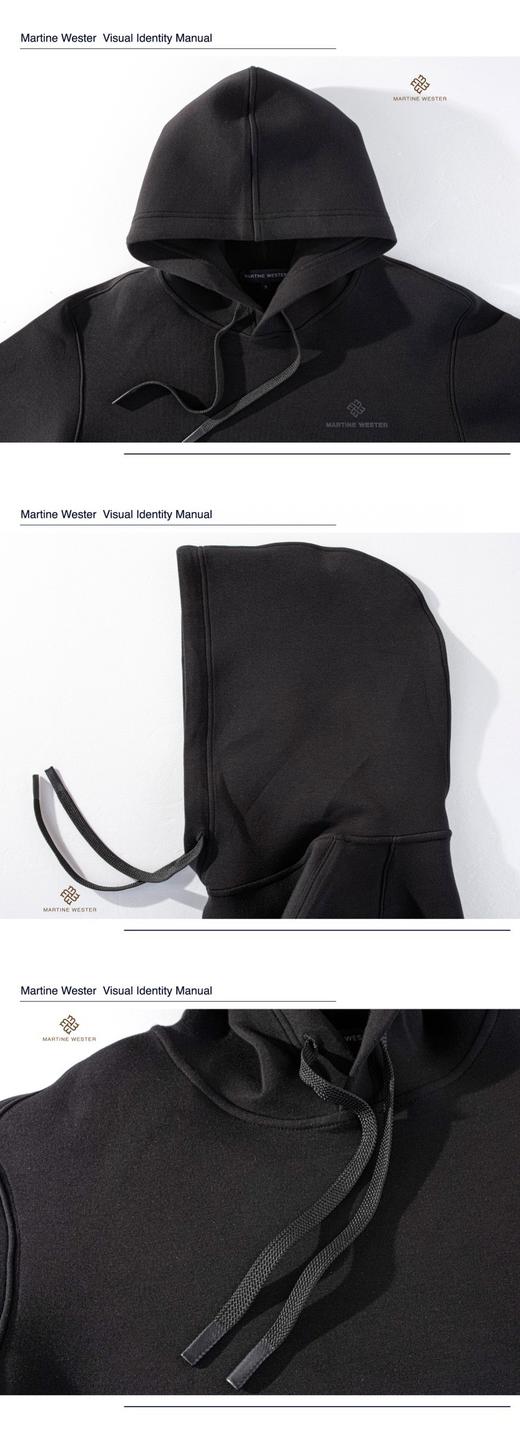 现货断码福利 martine wester男前中分割连帽卫衣11020823 商品图6