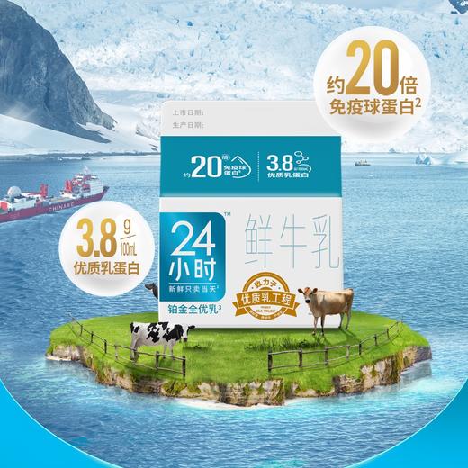 新希望雪兰铂金24小时鲜牛乳｜屋顶盒 200g(鲜奶）【GY】 商品图0