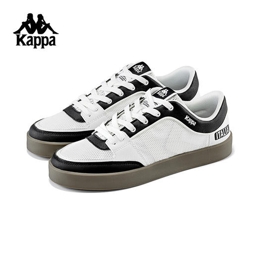 Kappa卡帕背靠背板鞋女款2024新款透气运动鞋复古轻便休闲鞋男款K0EY5CC08F 商品图1