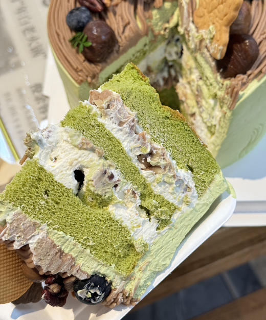 事事顺栗（抹茶栗子开心果奶油蛋糕） 商品图6