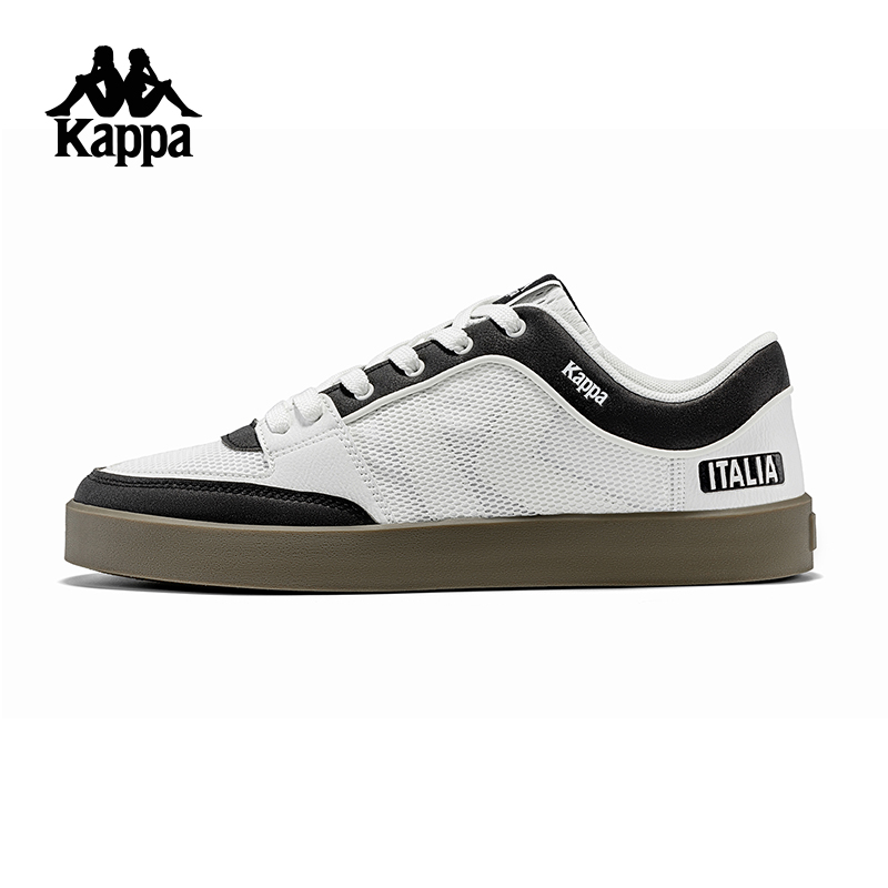Kappa卡帕背靠背板鞋女款2024新款透气运动鞋复古轻便休闲鞋男款K0EY5CC08F