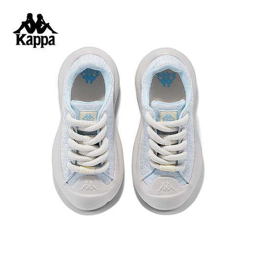 Kappa卡帕背靠背新款轻便透气板鞋运动休闲鞋小白鞋厚底*鞋女K0E65CC00F 商品图4
