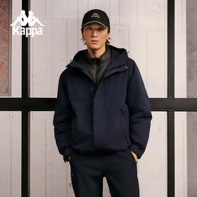 Kappa卡帕背靠背三合一羽绒服防泼水防风运动外套保暖防寒服男士K0E72YY41
