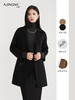 【淘衣节专享】阿菁娜纯羊毛气质高级感显瘦双面呢大衣F30D211015 商品缩略图3