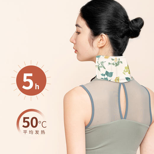 正安国货·3D定位1贴暖3穴 5小时发热放松颈部缓酸痛 九子包暖颈贴 8袋/盒 商品图3