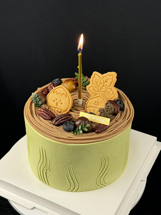 事事顺栗（抹茶栗子开心果奶油蛋糕） 商品图0