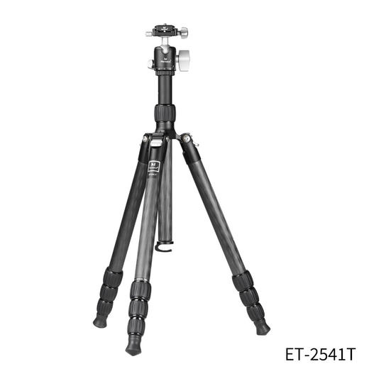 马小路Marsace ET-1541T ET-2541T ET-1551T ET-2551T便携反折碳纤维三脚架套装 入门级稳定款 商品图0