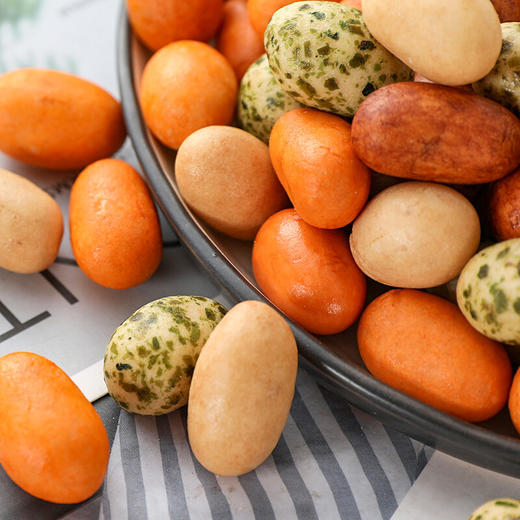 鲜记 多彩花生298g 博士帽罐装 酥脆爽口 颗粒饱满 高温烘烤 非油炸零食 48小时发货 商品图0