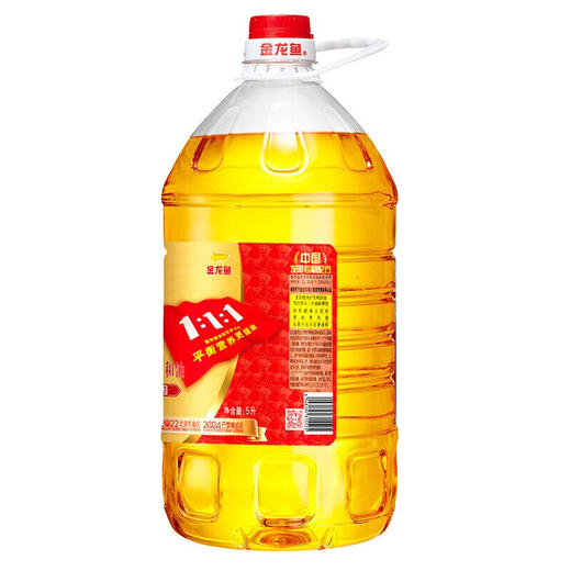 金龙鱼至臻礼遇黄金比例食用调和油5L（非转基因） 商品图1