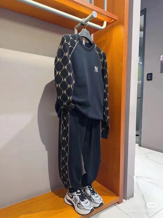 请仓库不退换 MLB 秋季新款男女时尚钻石老花复古圆领卫衣 大身面料：30支毛圈 商品图9