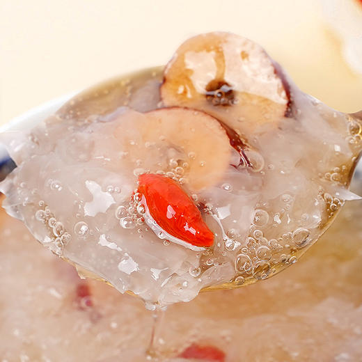 【0蔗糖】三朵银花 冻干银耳羹 10小包/袋 红枣枸杞银耳羹 商品图4