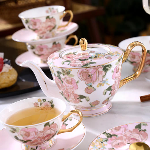 B-NX-11-诺轩 野玫瑰花茶具套装 商品图6