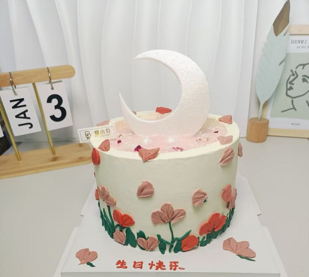 水中月——女神款生日蛋糕