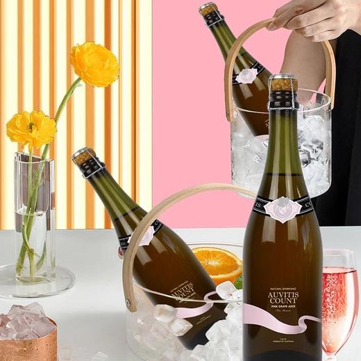 AUVITIS COUNT 澳洲进口伯爵低糖无醇起泡粉葡萄汁750ml 商品图2