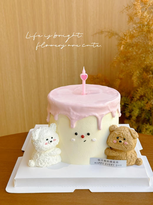 帕帕熊手绘蛋糕，提前2天以上预定哦 商品图1