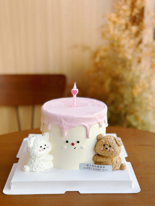 帕帕熊手绘蛋糕，提前2天以上预定哦 商品图0