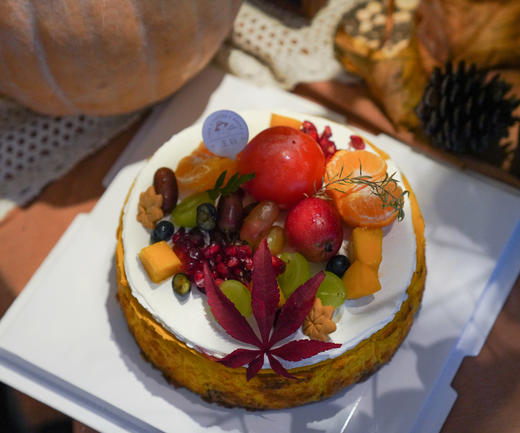 【南瓜巴斯克】（需提前1天预定）细腻顺滑的南瓜芝士，外焦里嫩，入口即化 商品图1