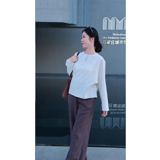 【抖音专属】乐逍遥•阔腿裤(24809886-鸦雏) 商品图2