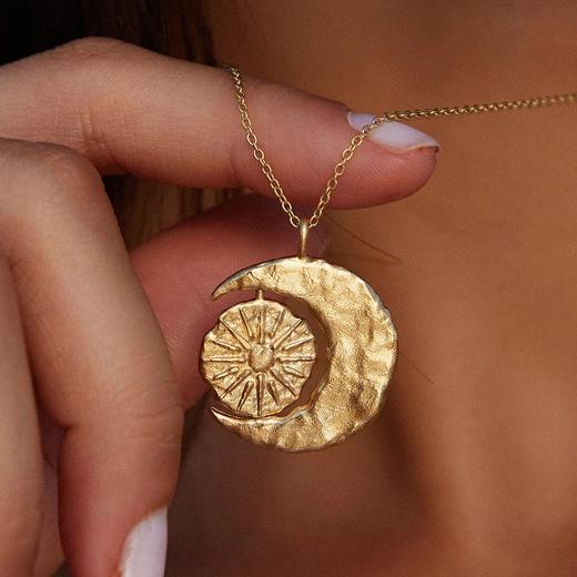 北京仓｜Agapee-Phébé-日月流转 旋转 吊坠项链［法国设计师］ 商品图2