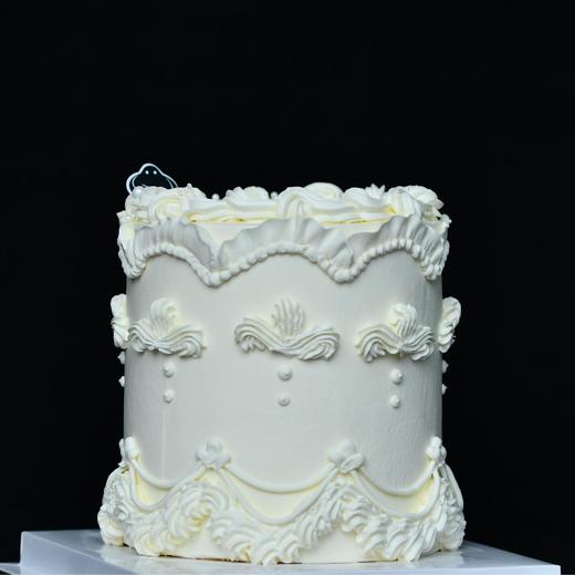 纯色复古加高奶油蛋糕 商品图1