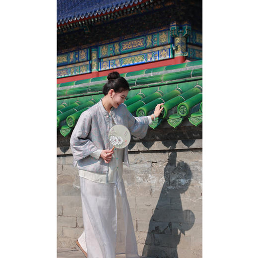 【抖音专属】瑶池•新中式棉服（24802099香炉紫烟） 商品图3