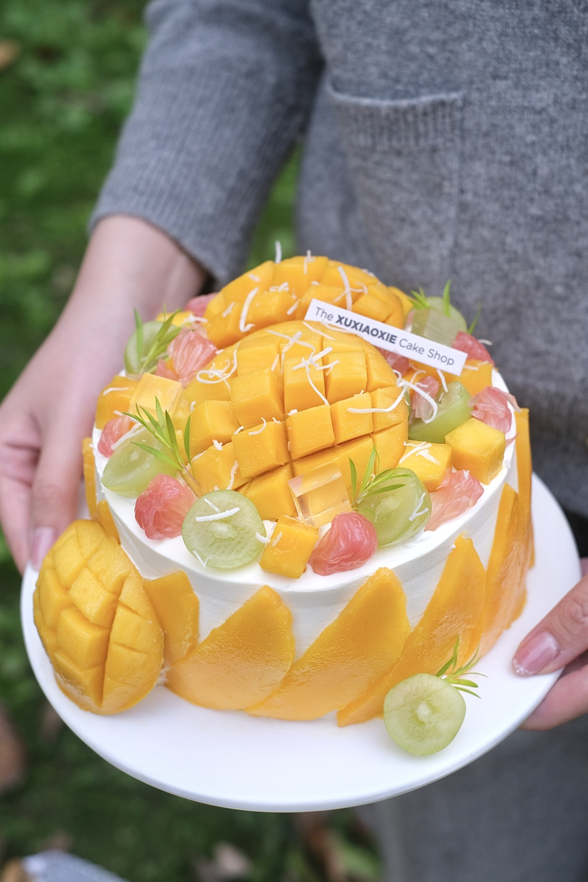 【香芒青提】芒果+青提+抹茶 一口回到记忆中的夏天，一半是日光一半是果香