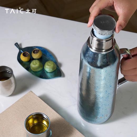 TAIC太可纯钛保温壶大容量焖茶旅行热水壶家用暖水瓶高档茶水分离 商品图2