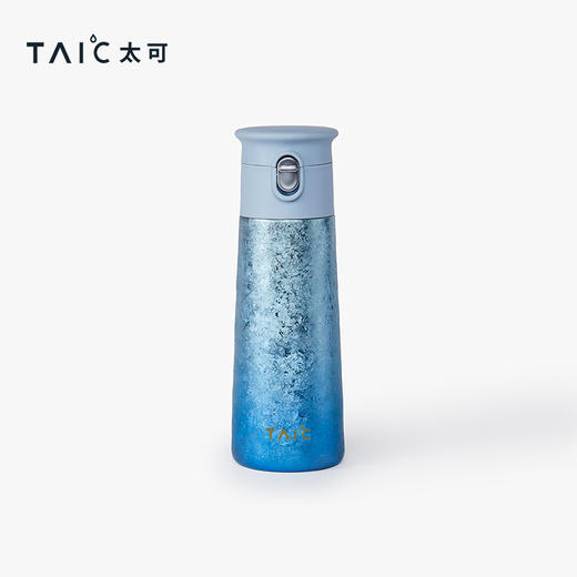 TAIC太可纯钛晶彩弹盖保温杯车载杯学生水杯大容量一键开盖喝水-YHD 商品图6